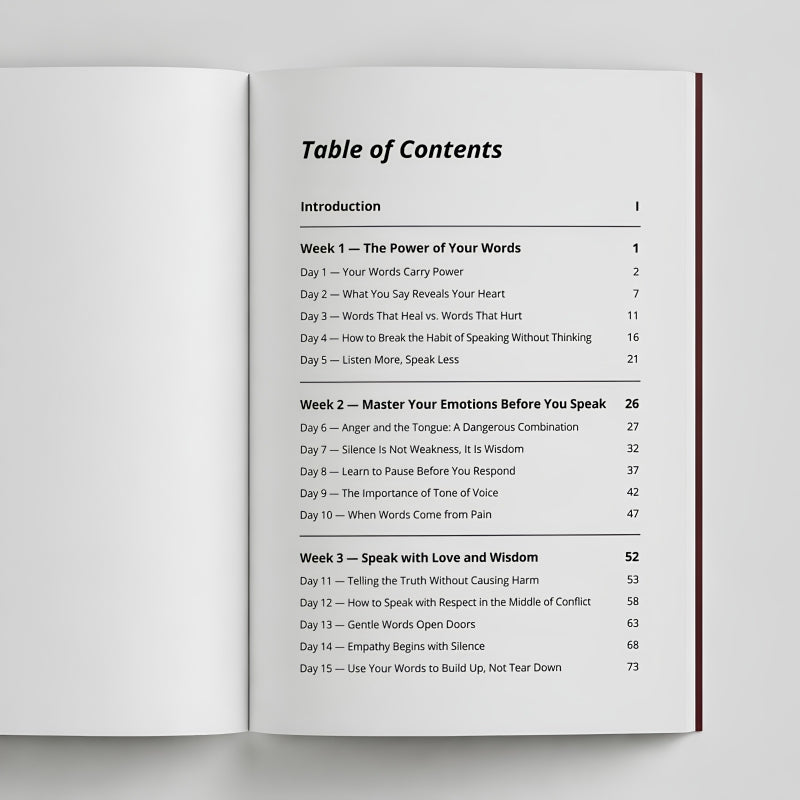 Stay Silent: A 30 Day Challenge to Transform the Way You Speak