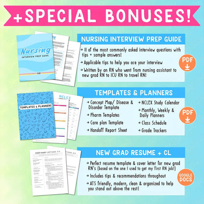 Nursing School Success Bundle