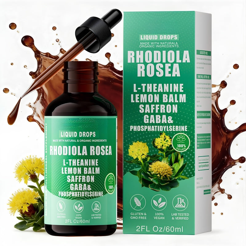 Organic 10 in 1 Rhodiola Rosea Liquid Drops