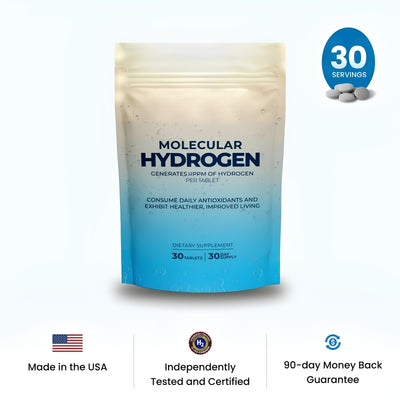 Molecular Hydrogen Tablets Antioxidant Support + Deep Hydration