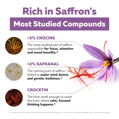 Give Kids Calm Focus & Peaceful Sleep with Organic Saffron Drops